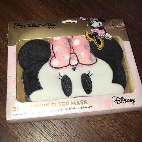 Disney Plush Minnie Mouse Sleep Mask NIB - Picture 2 of 7